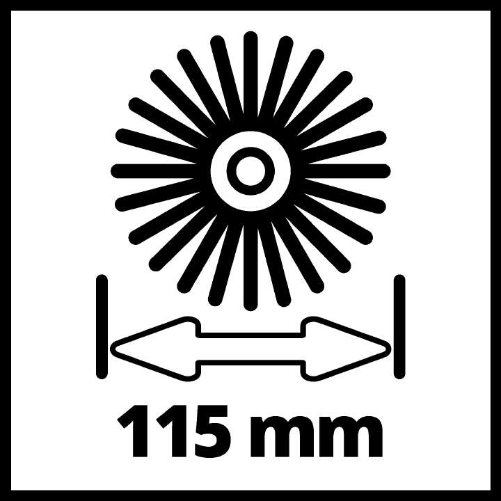 Einhell Bürste SOFT (Holz, Kunstrasen) für Picobella